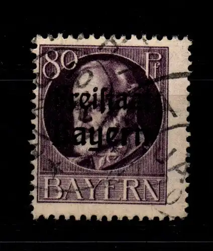 Bayern 164A gestempelt gepr. Infla #GL345