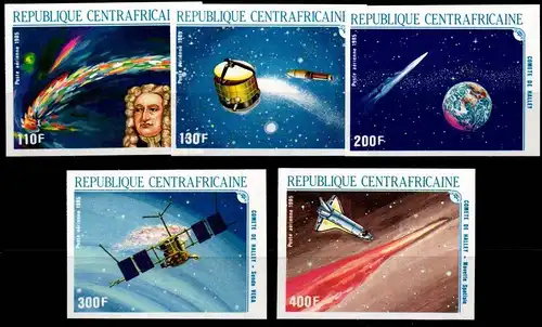 Zentralafrikanische Republik 1203 B-1207 B postfrisch #GK672