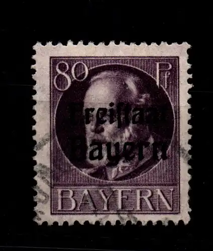 Bayern 164A gestempelt gepr. Infla #GL358