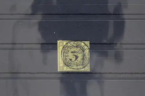 Baden 2 gestempelt 4seitig sehr gut geschnitten, #GH918