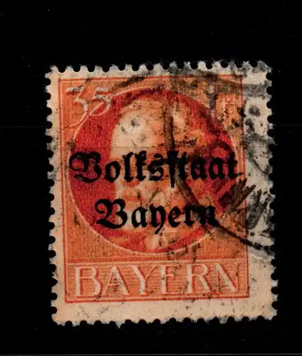 Bayern 134 IIA gestempelt gepr. Infla #GL445