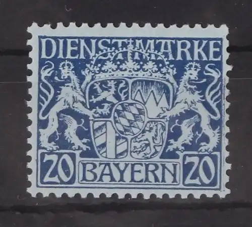 Bayern Dienstmarken 20 postfrisch #GM097
