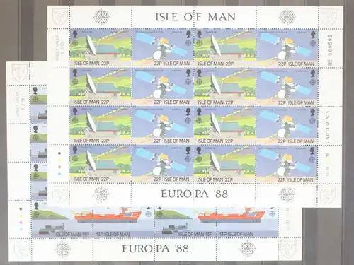 Großbritannien Isle of Man 367-370 postfrisch als Kleinbogensatz #GK819