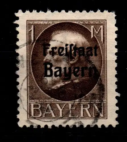 Bayern 165A gestempelt gepr. Infla #GL375