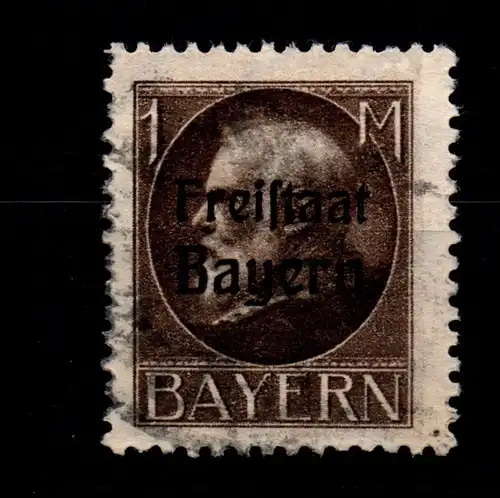 Bayern 165A gestempelt gepr. Infla #GL384