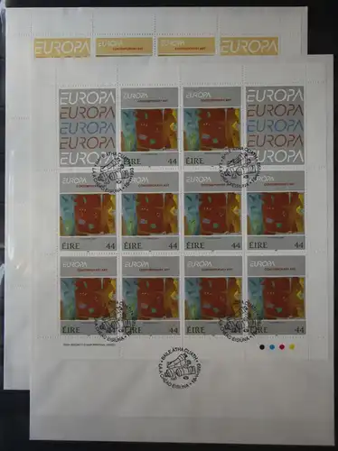 Irland 825-826 gestempelt als Kleinbogensatz als FDC #GD887