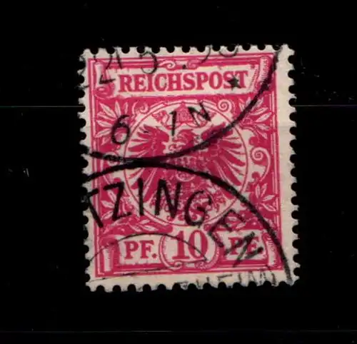 Deutsches Reich 47d gestempelt mit Typenprüfung #GM331