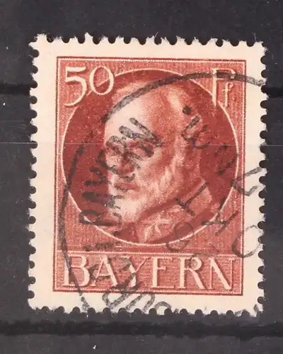 Bayern 101 Typ I gestempelt gepr. Infla #GL115