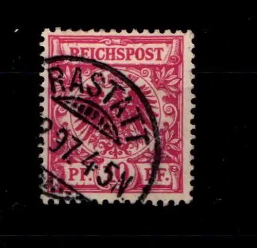 Deutsches Reich 47d gestempelt mit Typenprüfung #GM336