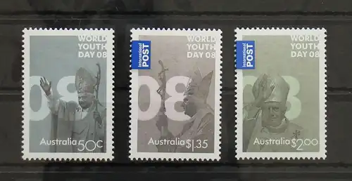 Australien 2941-2943 postfrisch Weltjugendtag #GD997