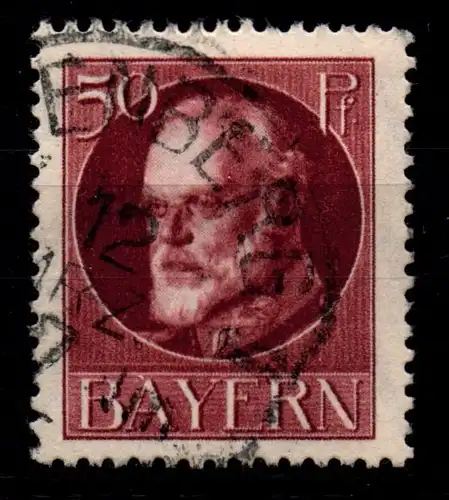 Bayern 101 Typ I gestempelt gepr. Infla #GL168