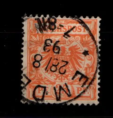 Deutsches Reich 49b gestempelt tiefst gepr. Zenker BPP #GN700