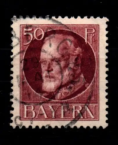 Bayern 101 Typ I gestempelt gepr. Infla #GL183