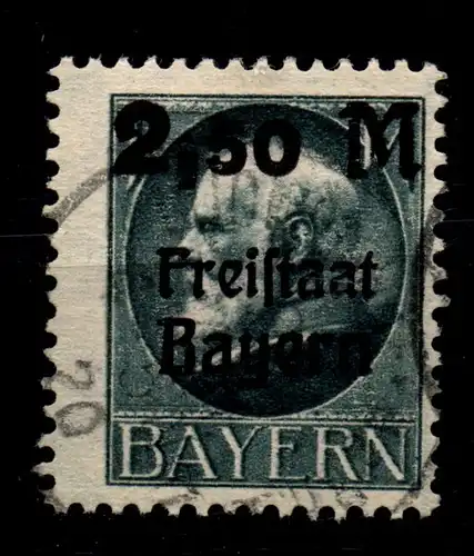 Bayern 176 A gestempelt gepr. Infla #GL288