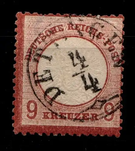 Deutsches Reich 27 gestempelt falzhelle Stelle #GN806