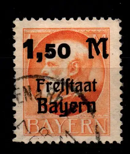 Bayern 175 A gestempelt gepr. Infla #GL300