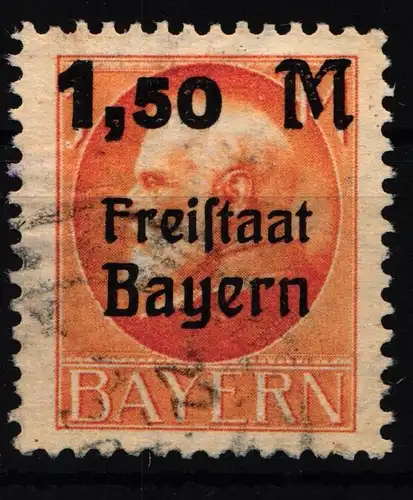 Bayern 175 A gestempelt gepr. Infla #GL305