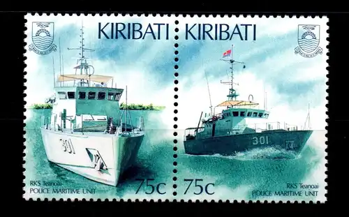 Kiribati 726-727 postfrisch Paar Schifffahrt #GJ859