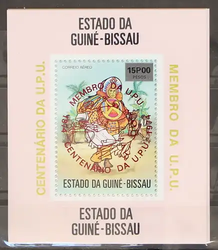 Guinea Bissau EInzelblöcke 374-379 bA postfrisch UPU #GC793