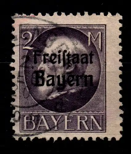 Bayern 166A gestempelt gepr. Infla #GL391