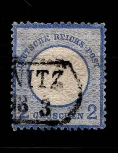 Deutsches Reich 20 gestempelt tiefst gepr. Sommer BPP #GO041