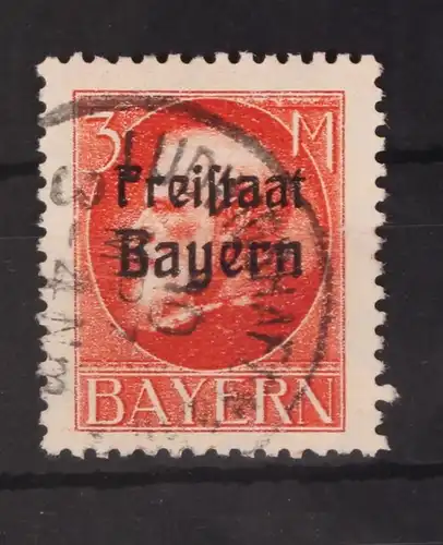 Bayern 167 A gestempelt gepr. Infla #GL143