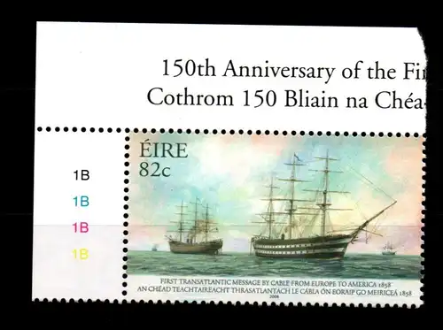 Irland 1842 postfrisch Schifffahrt #GJ698