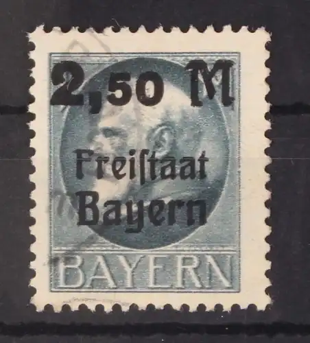 Bayern 176 A gestempelt gepr. Infla #GL145