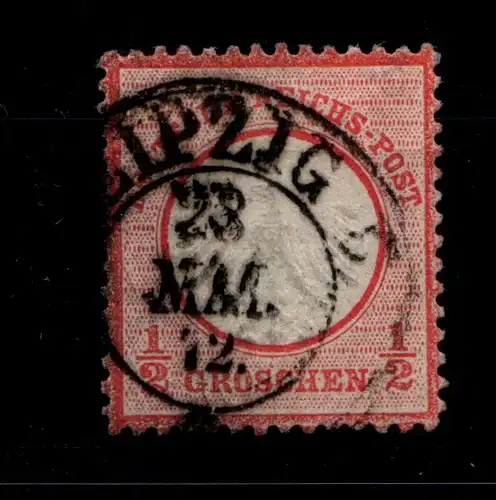 Deutsches Reich 3 gestempelt gut gezähntes Stück #GN971