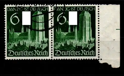 Deutsches Reich 714 gestempelt als Paar #GK889