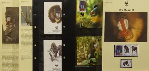 Äquatorial-Guinea WWF komplettes Kapitel MK FDC 1731-1734 postfrisch WWF #GI490