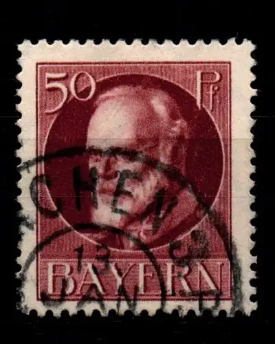 Bayern 101 Typ I gestempelt gepr. Infla #GL174