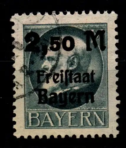 Bayern 176 A gestempelt gepr. Infla #GL284