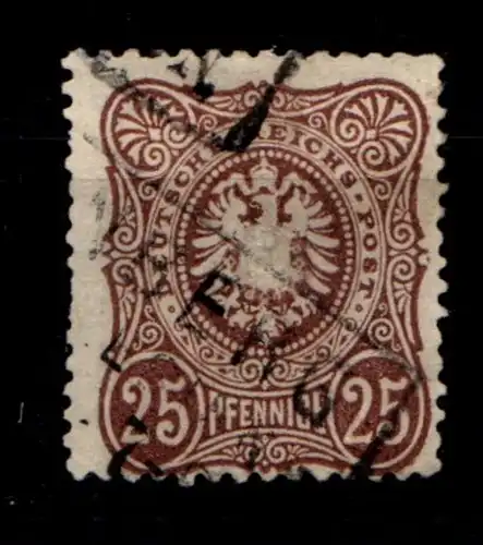 Deutsches Reich 35b gestempelt leichte Mängel gepr. Wiegand BPP #GO223