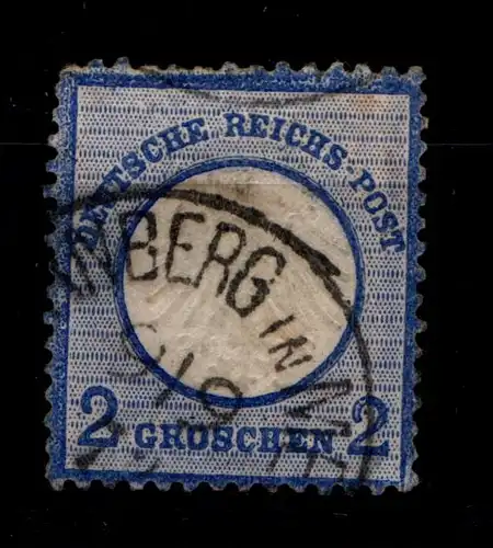 Deutsches Reich 5 gestempelt etwas raue Zähnung #GN835