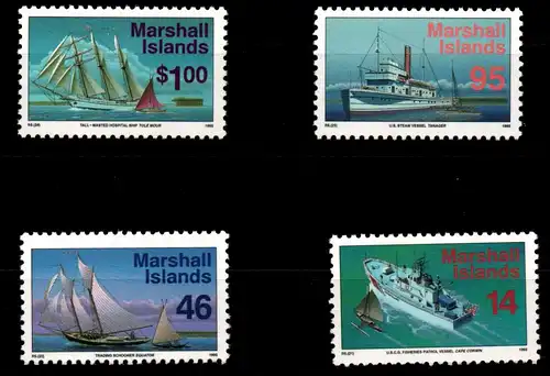Marshall Inseln 631-634 postfrisch Schifffahrt #GJ795
