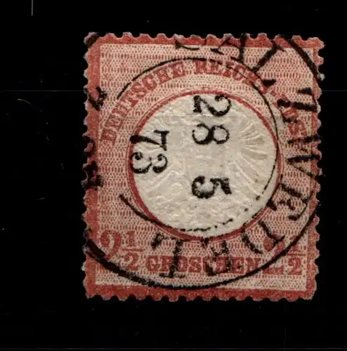 Deutsches Reich 21 gestempelt gut gezähntes, farbfrisches Stück #GN871