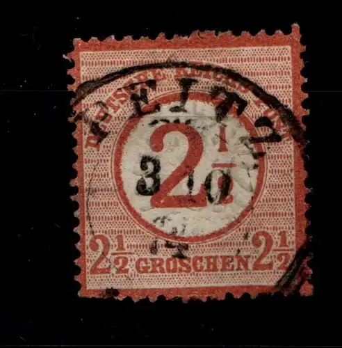 Deutsches Reich 29 gestempelt unten leicht beschnitten, farbfrisch #GN880