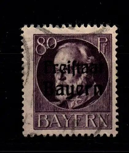 Bayern 164A gestempelt gepr. Infla #GL370