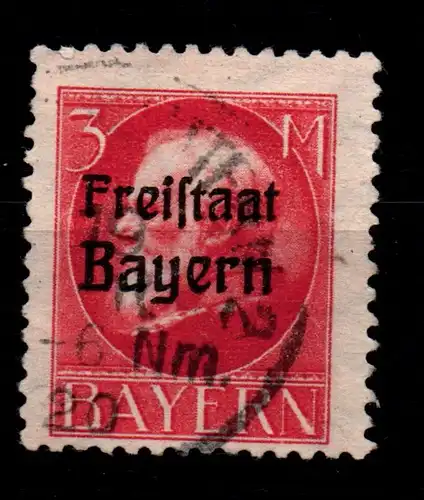 Bayern 167A gestempelt gepr. Infla #GL408