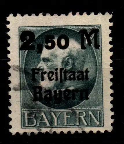 Bayern 176 A gestempelt gepr. Infla #GL276