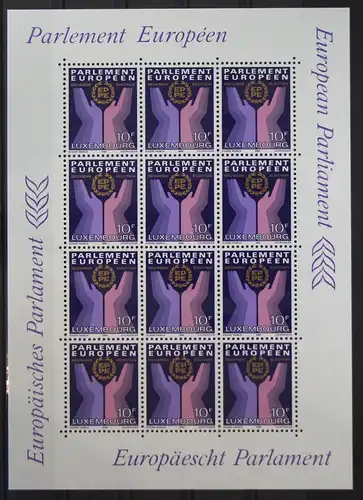 Luxemburg 1097 postfrisch als Kleinbogen, Cept #GD923