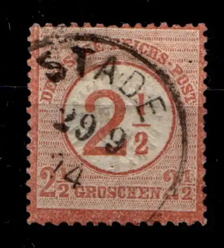 Deutsches Reich 29 gestempelt falzhelle Stelle #GO109