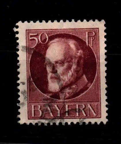 Bayern 101 Typ II gestempelt geprüft Infla #GL327