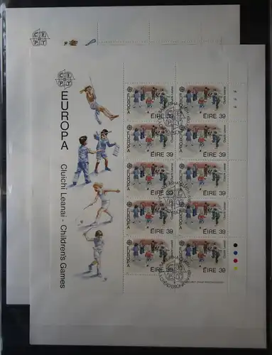 Irland 679-680 gestempelt als Kleinbogensatz als FDC #GD890