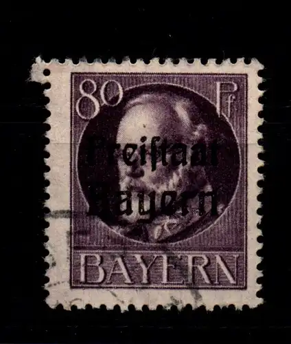 Bayern 164A gestempelt gepr. Infla #GL362