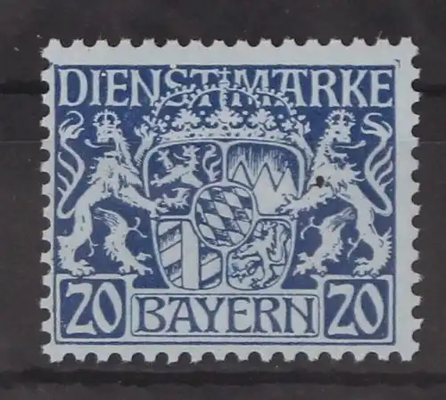 Bayern Dienstmarken 20 postfrisch #GM104