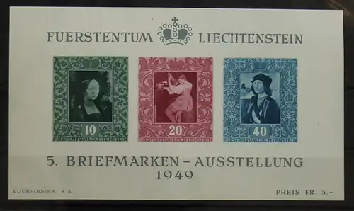 Liechtenstein Block 5 postfrisch #GD939