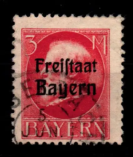 Bayern 167A gestempelt gepr. Infla #GL410