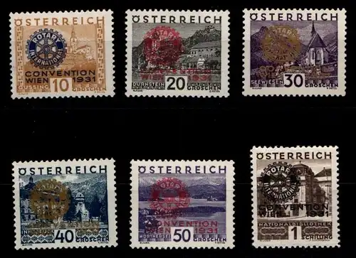 Österreich 518-523 postfrisch Rotary International #GM638